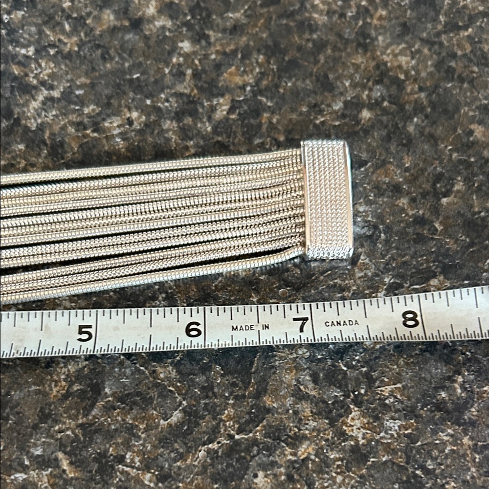 Silver Multi-Strand Bracelet - Picture 3 of 5